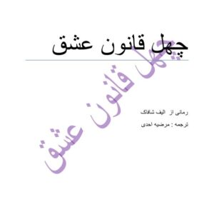 چهل قانون عشق